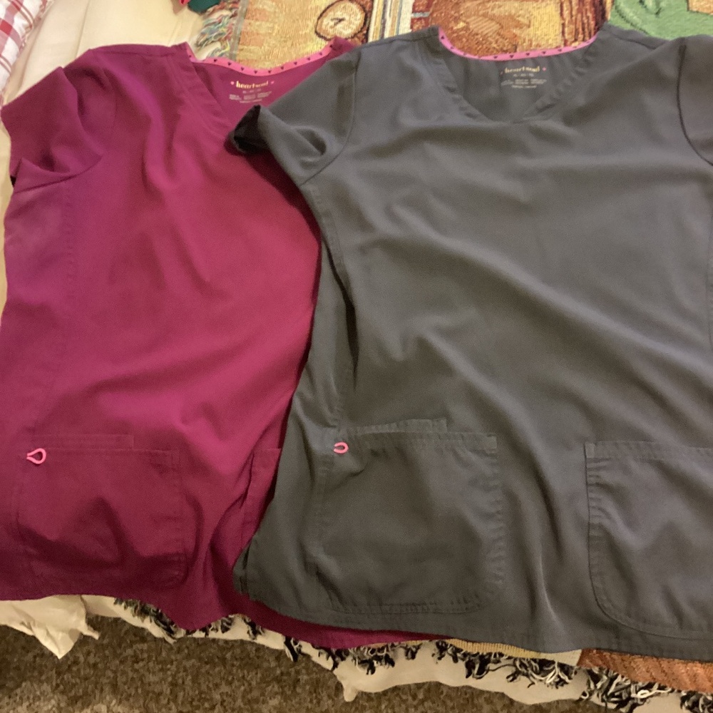 Heart soul scrub tops